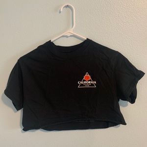 Cropped California shirt